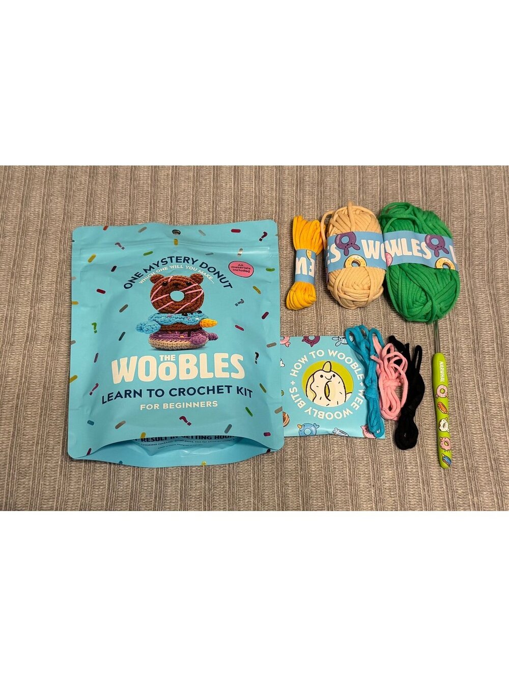 The Woobles Narwhal Mystery Donut Series 2 Kit